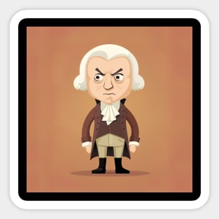 James Madison Sticker